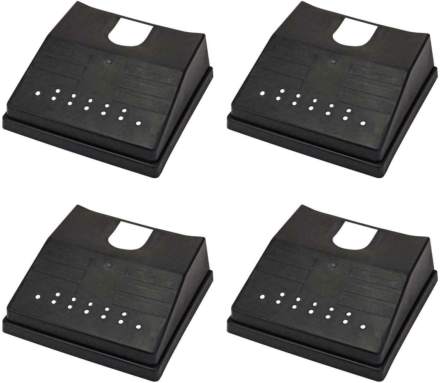 Outdoor Garden Drain Cover for Leaves Outside Black Plastic Gutter Grid Anti Leaf Blockage Guard