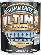 Hammerite Ultima Metal Paint Smooth Light Grey 750ml Direct to Rust