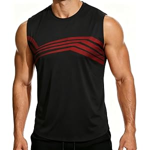APTRO Mens Sleeveless Tank Top UPF 50+ | Moisture-Wicking, Athletic Fit, Quick-Dry, 4-Way Stretch, Cooling