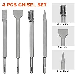 Axelord 17Pcs SDS Plus Rotary Hammer Drill Bit