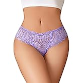 Avidlove Panties for Women Lace Thongs Cross Back Tanga Sexy Cheeky Low Waist Bikinis Underwear