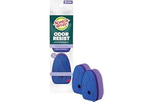 Scotch-Brite Scrub Dots Dishwand Refills for Cleaning Kitchen, Bathroom, and Household, Non-Scratch Refills Safe for Non-Stick Cookware, 2 Dishwand Refills