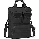 ArcEnCiel 12.9-14.2 Inch Laptop Tactical Messenger Bag Men MOLLE Sling Pack Briefcase Gear Handbags Utility Carry Satchel