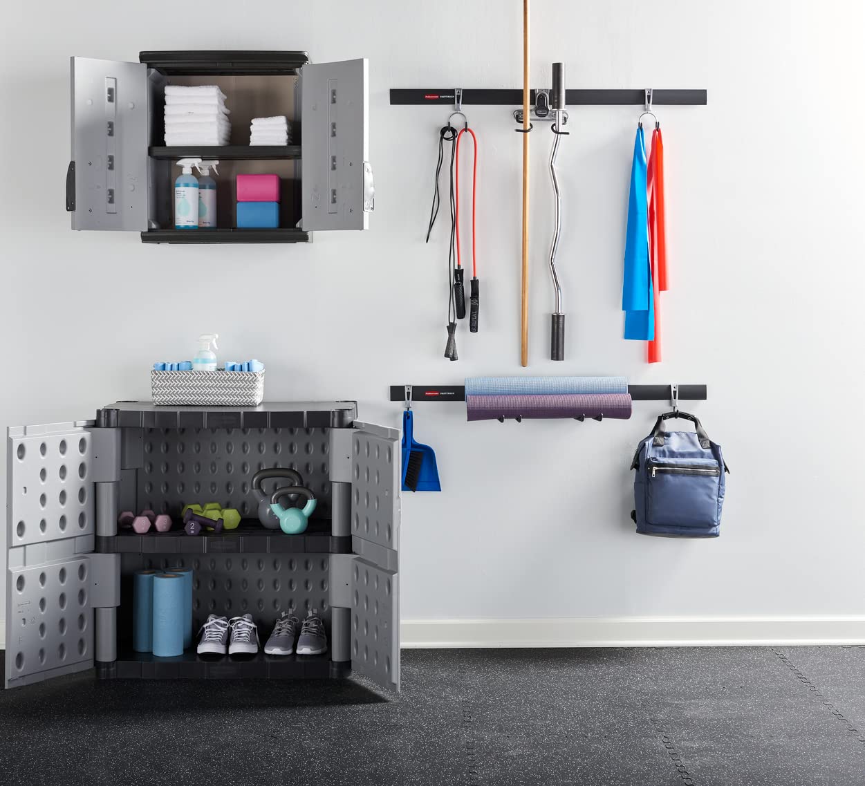 Rubbermaid Freestanding Storage Cabinet with Doors 18