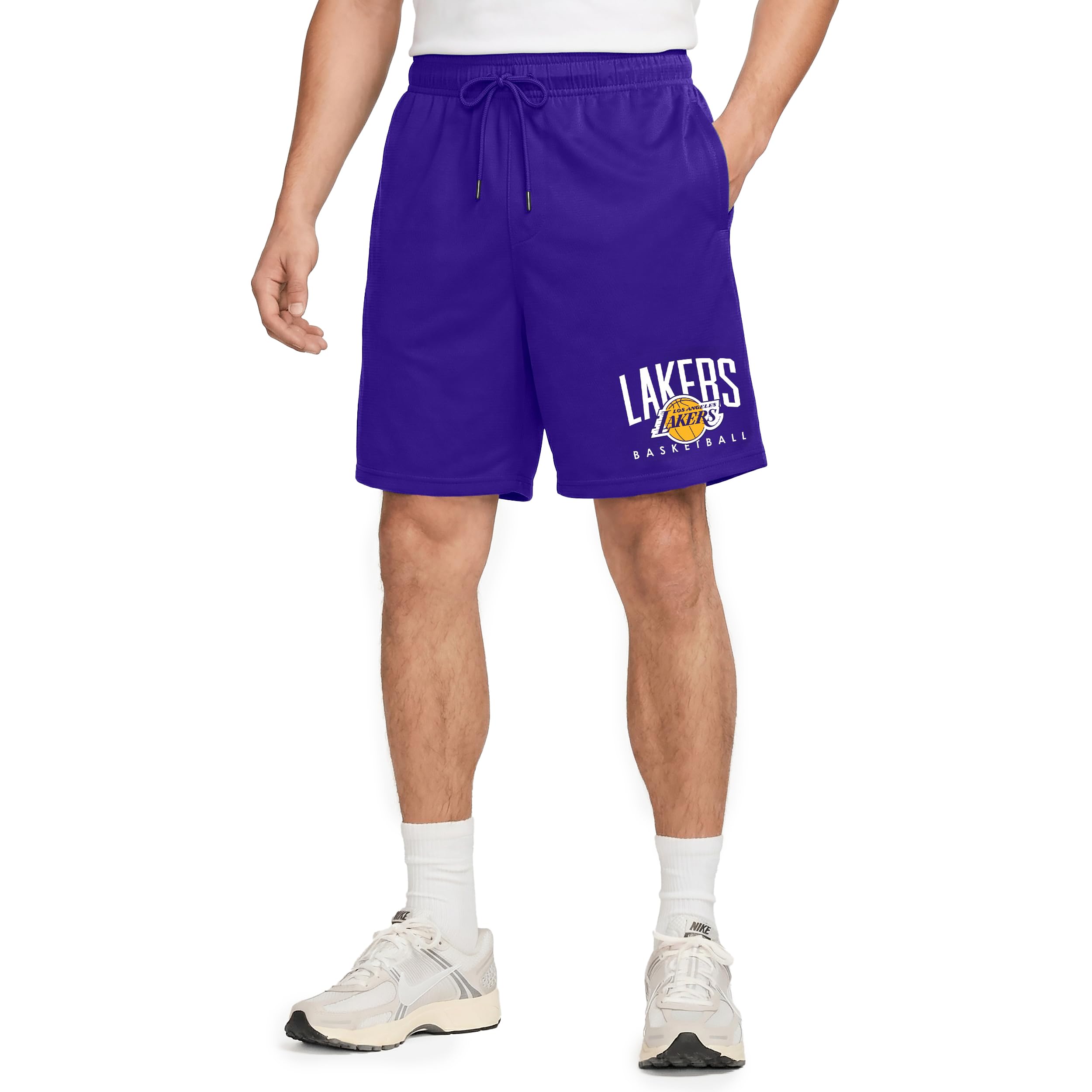 Ultra Game NBA Official Men’s Teamster Basketball Shorts, Los Angeles Lakers, Team Color, XX-Large Image