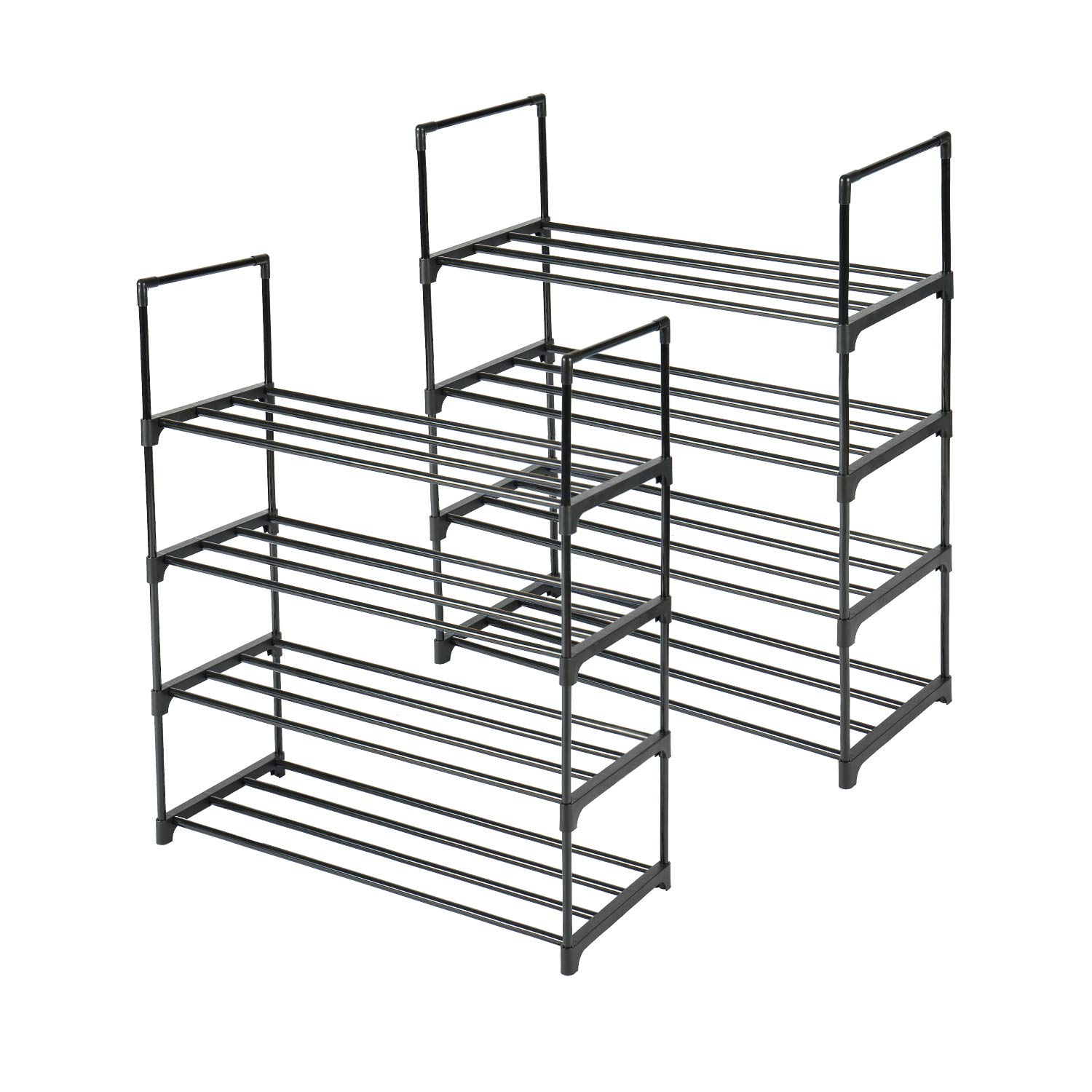 Buy HOMEFORT Small 8Tier Shoe Rack, 2 Pack 4Tier Shoe Rack,Set of 2