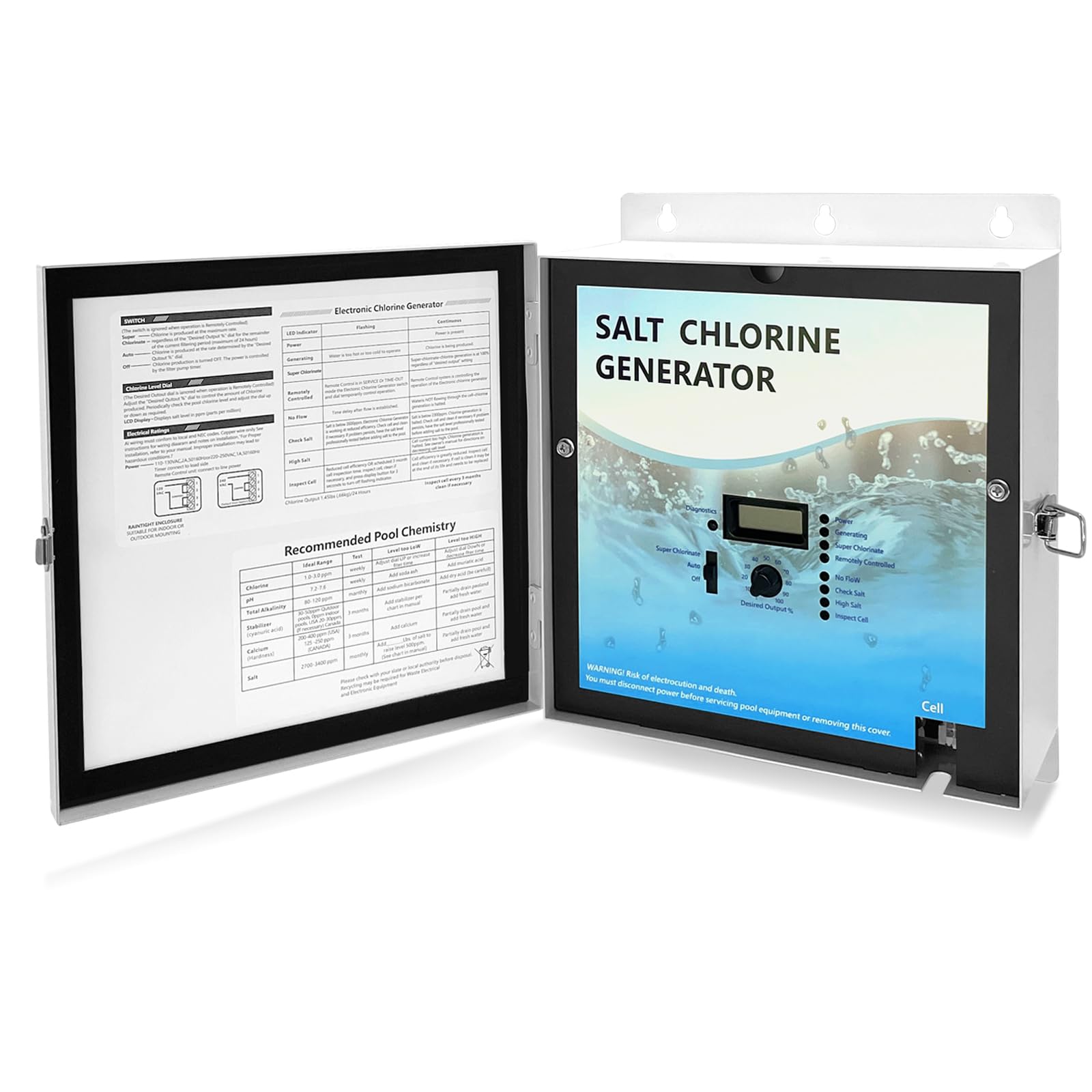 Photo 1 of 2026 New GLX-CTL-RITE Control Unit Replacement for Hayward AQR Goldline Aqua Rite Electronic Salt Chlorine Generator Controller Unit, Compatible with T-Cell-3, T-Cell-9, T-CELL-15 Salt Cell