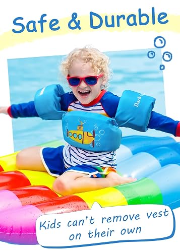 thumbnail image 2 of KIDSco Swim Vest For Toddlers 30-50 Lbs - Adjustable Puddle Jumper With Shoulder Straps 2 of 14