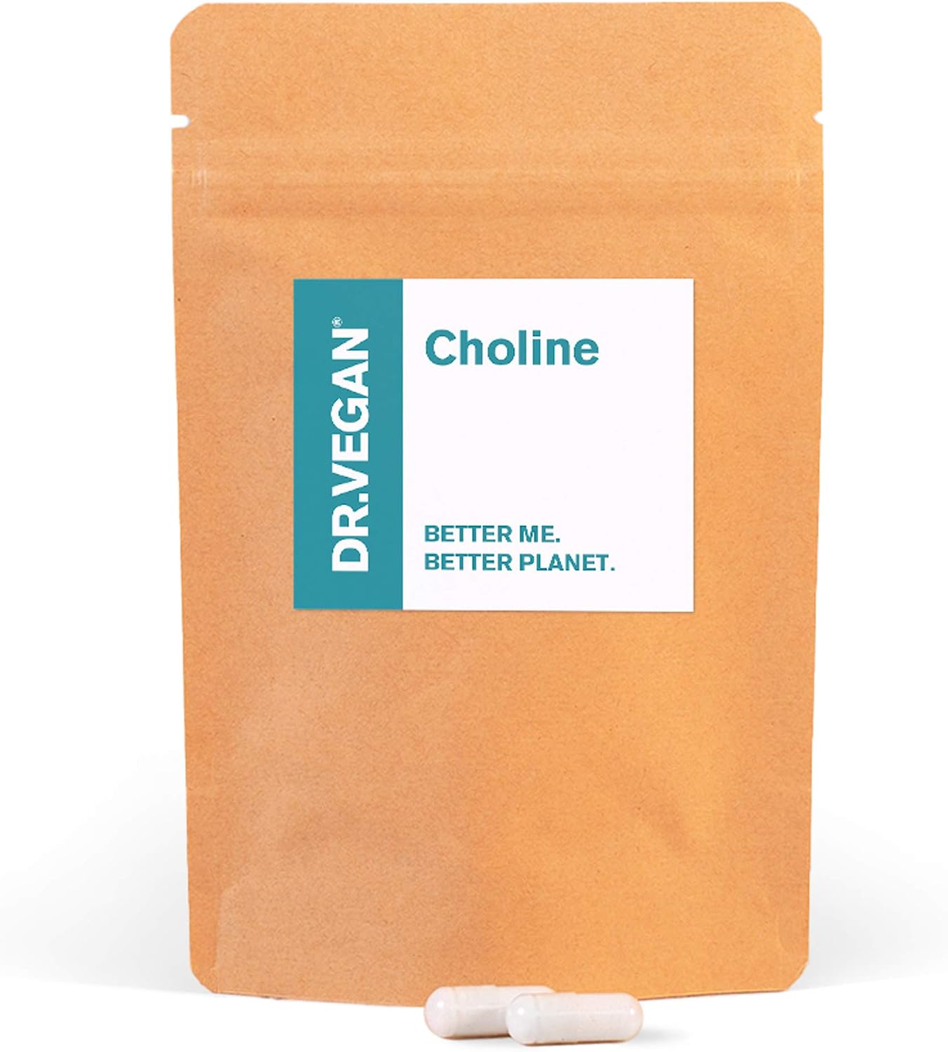 Choline Bitartrate 600mg Supplement, White, 60 count (Pack of 1)