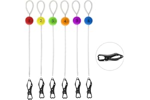 AIXUANDOCR Upgraded Cull Tags, Fish Culling System for Bass, Non-penetrating Tournament Bass Fishing Accessories Fishing Gear for Tournament Angler