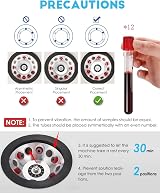 CGOLDENWALL Lab Centrifuge 4000rpm 12x20ml 2325xg Timer Hospital Biological view 6