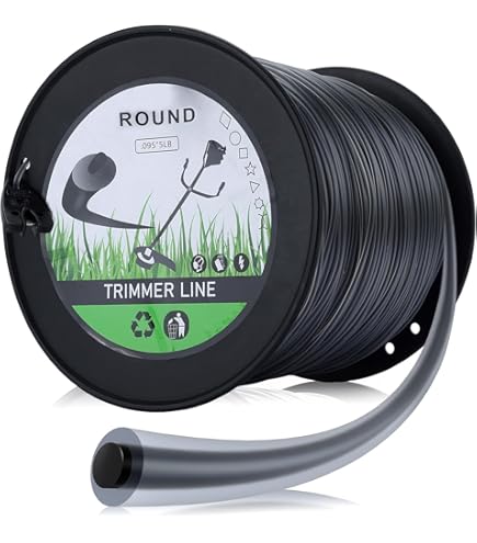 Amazon.com : Hipa .095” 5-Pound by 1889-ft Trimmer Line Round