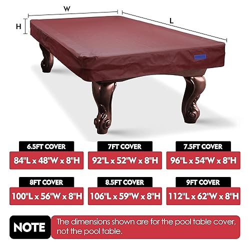 Aazon.co : Heavy Duty Leatherette Billiard Pool Table Cover