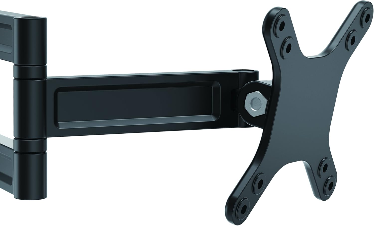 StarTech Wall-Mount Monitor Arm - Dual Swivel, Black - Image 4