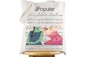 G2TUP Elphaba & Glinda Musical Tote Bag Elphaba & Glinda Fans Gift Elphaba Popular Musical Shoulder Bag Glinda Musical Merch