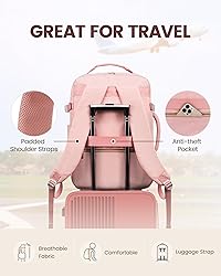 LOVEVOOK Travel Backpack Women as Personal Item