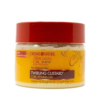 Amazon Com Creme Of Nature Argan Oil Curl Hold Custard 11 5