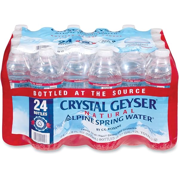 Amazon.com : Crystal Geyser Natural Alpine Spring Water, Drinking