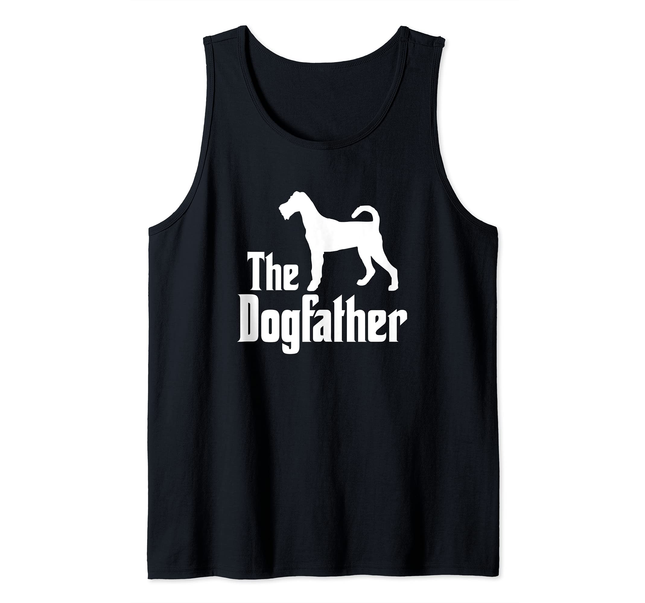 The Dogfather - funny dog gift, funny Irish Terrier Tank Top