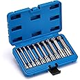 AIRTOON 10PCS Triple Square Spline Bit Socket Set, Extra Long 4'' Length, M4-M18, S2 and Cr-V Steel, XZN Spline Tip Bit Socket Set for most European Vehicles