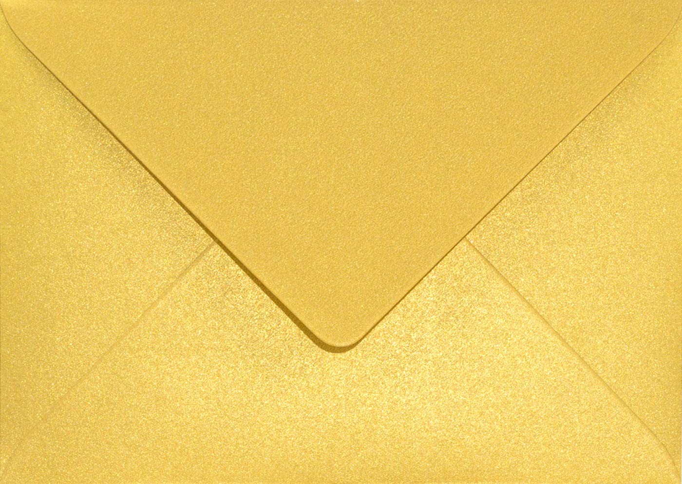 Netuno 25 Gold Pearl envelopes B6 125 x 175 mm 4.9 x 6.9 in 120gsm Aster Metallic Cherish Pearlescent Invitation Envelope Shimmer envelopes for Greeting Cards Wedding Invitations Postcards