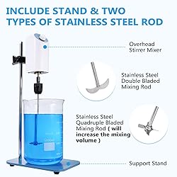 PRECIPETTE Overhead Stirrer 10L, Electric Lab Mixer