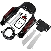 TCMT Rear Fender Fascia w/LED Brake Running Turn Signals Lights Kit Fits For Harley Touring Road King Road Glide Street Glide Electra Glide Ultra Limited 2014-2023