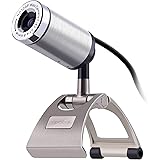 Computer Camera HD PC Webcam papalook PA150 720P Network Security Camera 360 Degree USB Webcam With Built-in MIC for Video Calling and Recording on Skype/ FaceTime / YouTube / Hangouts / On Air