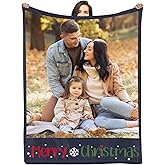 Individz Custom Blanket with Photo Text, Personalized Blanket with Pictures for Adults, Customized Blanket Using My Own Photo