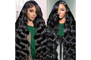 Jamoro 13x6 Lace Front Wigs Human Hair 200% Density 28 Inch Body Wave Lace Front Wigs Human Hair Pre Plucked Real Human Hair Wig with Baby Hair Glueless Wigs Human Hair Lace Front Wigs