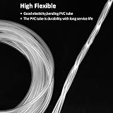 WENLISELL 10m Clear PVC Hose Tube Pipe 8mm ID x 10mm OD Flexible Vinyl Tubing + view 4