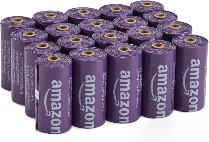 Sacs à déjections canines sans distributeur, 300 pièces, 20 lot de 15, parfum lavande