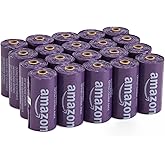 Amazon Basics Premium Lavender Scented Standard Dog Waste Bags, 300 Count (15 Pack of 20)