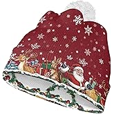 Yewatlles Beanie Hat Men Women Winter Woolen Hat Beanies with Ball at Top Stretchy Fall Warm Cap with Doubal