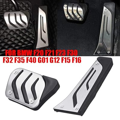 2pcs Car Auto BrakeGas Pedal Cover Replacement For BMW F20 F21 F23 F30 F32 F35 F40 G01 G12 F15 F16