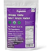 Orgnisulmte Original Purple Sweet Potato Powder 100% Pure Natural Premium Purple Yam Powder for Food Coloring No GMO Vegan Fr