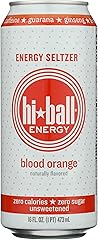 HIBALL ENERGY Blood Orange Energy Seltzer, 16 FZ