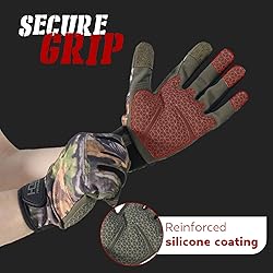 HANDLANDY Work Gloves with Grip, Safety Mechanics