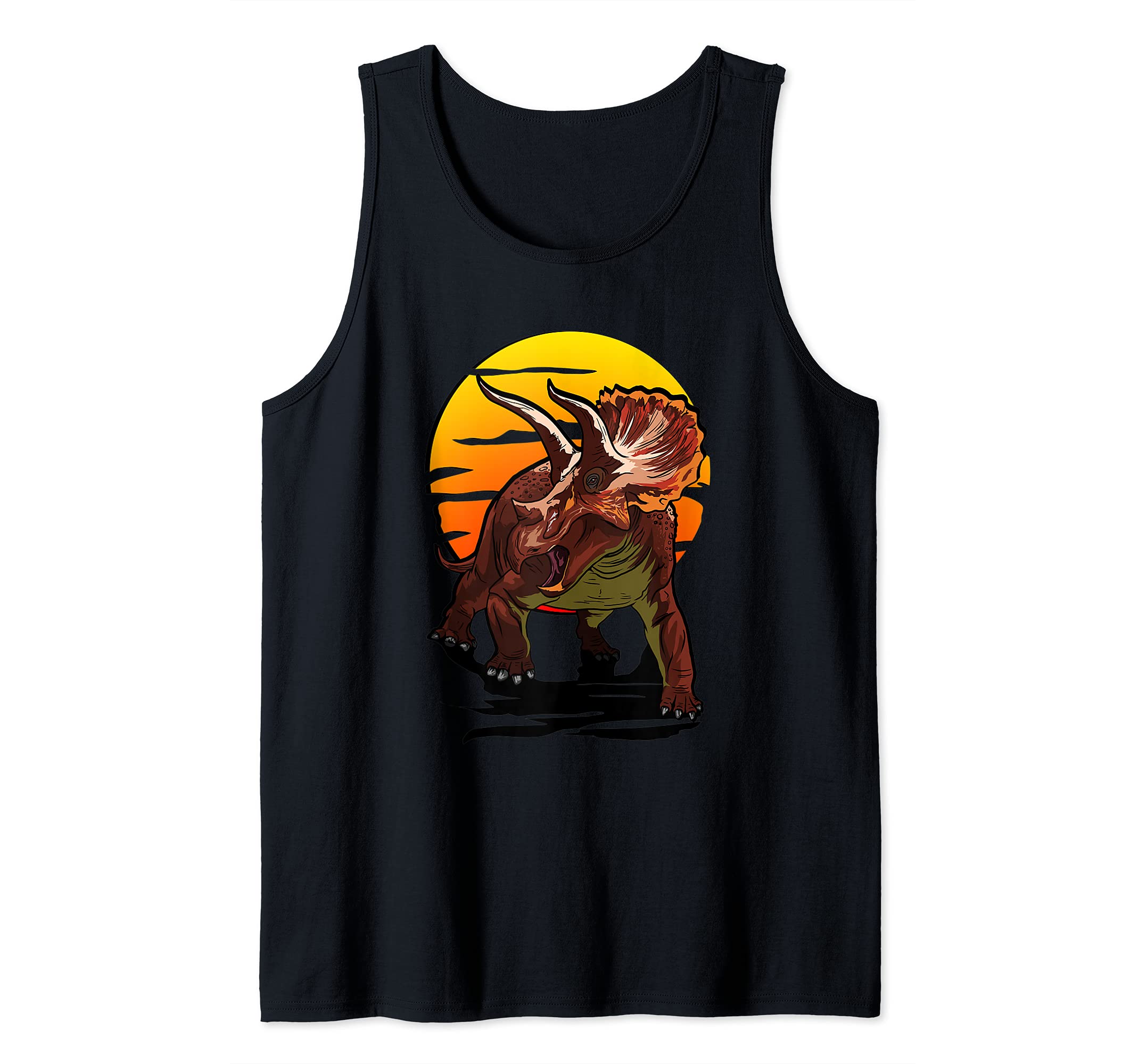 Big Triceratops Dinosaurs Herbivores for Dinosaurs Fans Tank Top