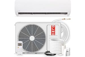 OLMO Alpic 18000 BTU Ductless Mini Split Air Conditioner Heating and Cooling Full Set with 16ft Installation Kit