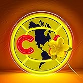 AHlove Football Team Logo，Neon Sign for Wall Decor，LED Neon Lights for Bedroom、Man Cave，Birthday、Christmas Gifts for Boys