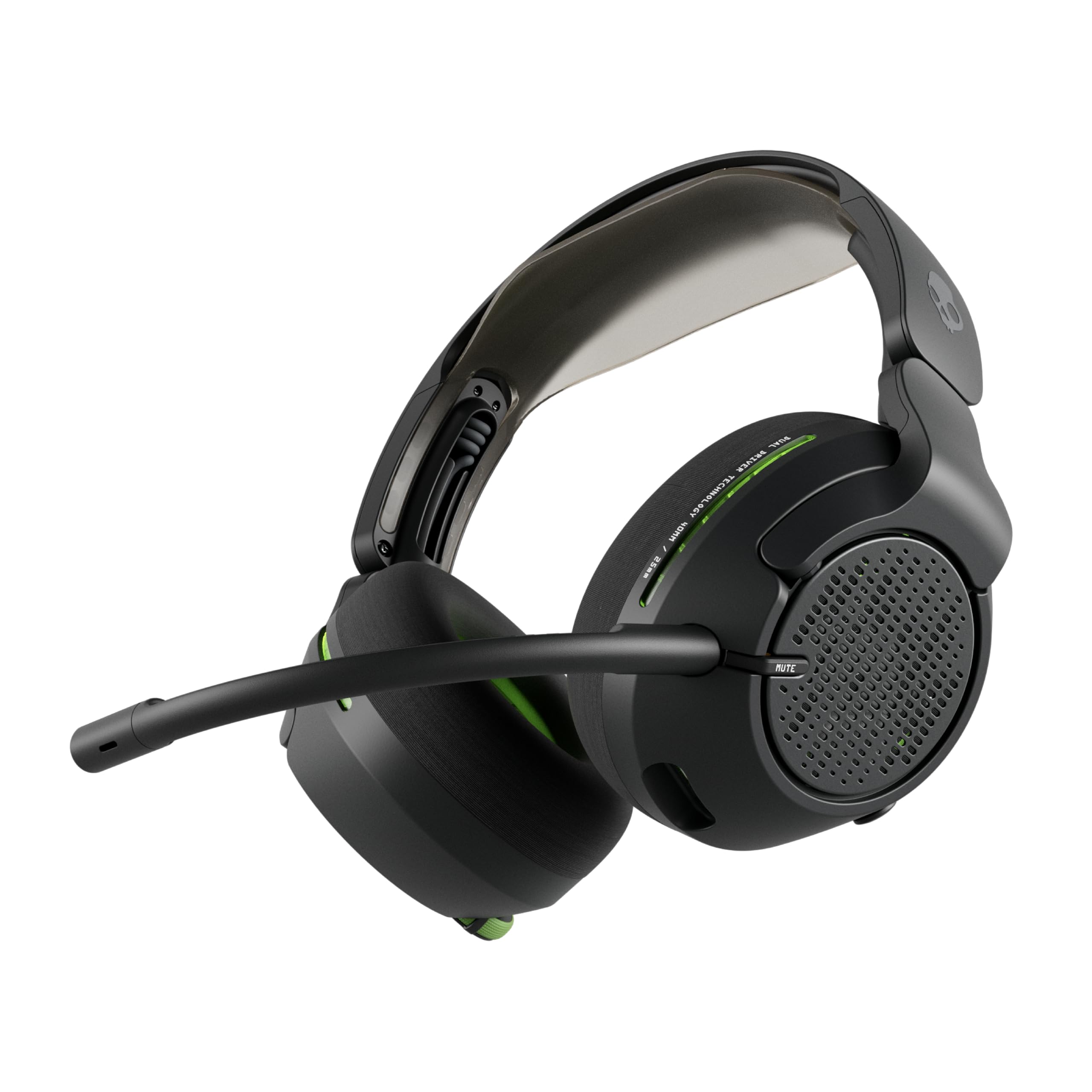 Photo 1 of Skullcandy Crusher PLYR 720 Wireless Gaming Headset, Ultimate Immersion and Comfort, THX Spatial Audio, Multi-Sensory Bass, Removable Mic, Xbox, PC, PlayStation, Wireless Transmitter - Digi-Black Xbox