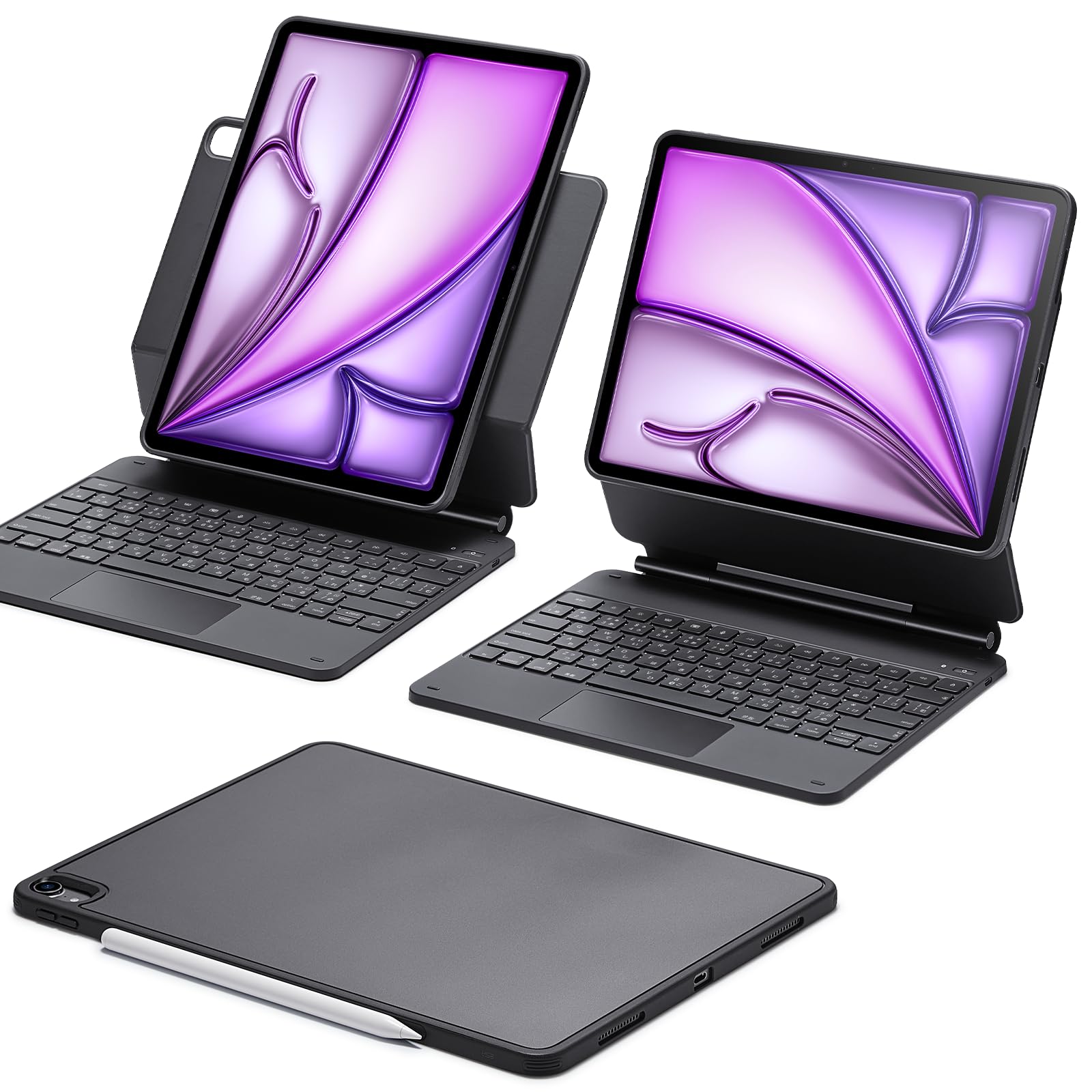 ESR Rebound360シリーズキーボード付きケース ブラックの商品画像