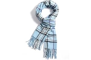 AUSEKALY Scarf For Women Men Winter Plaid Neck Scarves Fall Softest Classic Warm Lightweight
