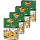 Shan Bombay Biryani Recipe and Seasoning Mix 2.11 oz (60g) - Spice Powder for Meat and Potato Layered Pilaf - Suitable for Ve