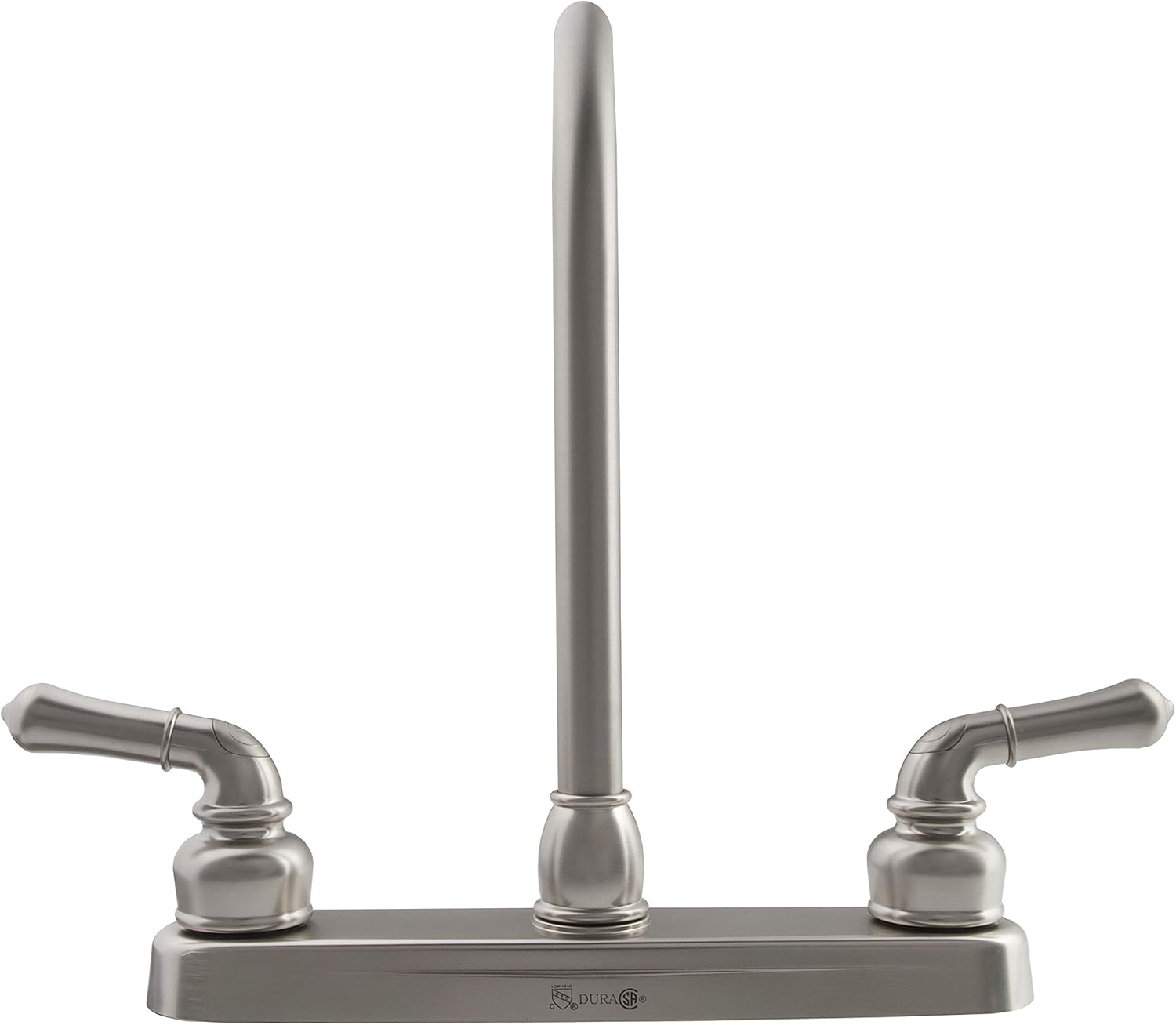 Dura Faucet DF-PK330HC-SN RV J-Spout Kitchen Faucet (Brushed Satin Nickel): Automotive