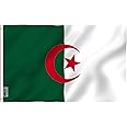 ANLEY Fly Breeze 3x5 Feet Algeria flag - Vivid Color and Fade Proof - Canvas Header and Double Stitched - Algerian Flags Polyester with Brass Grommets 3 X 5 Ft