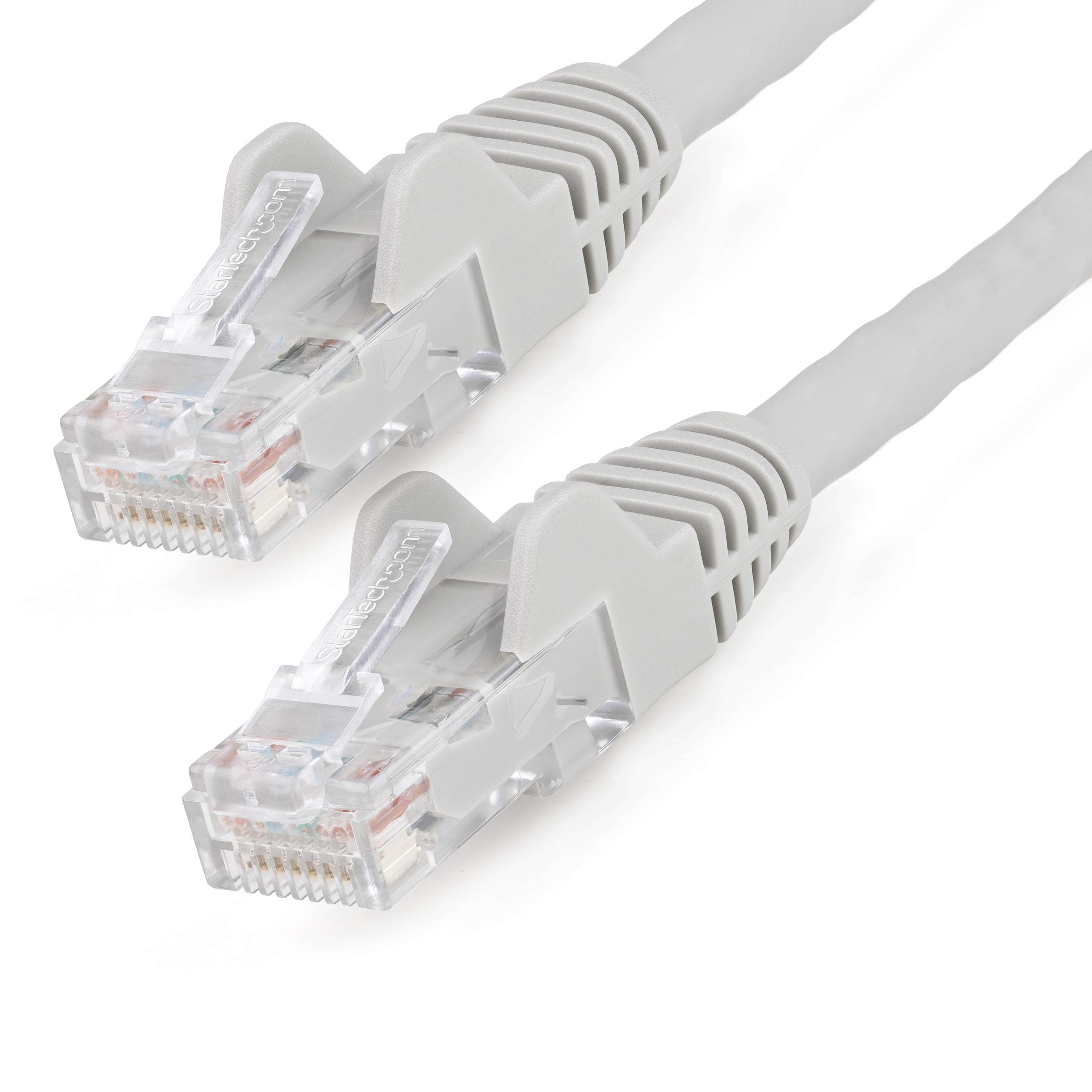 StarTech.com 10m CAT6 Ethernet Cable - LSZH (Low Smoke Zero Halogen) - 10 Gigabit 650MHz 100W PoE RJ45 UTP Network Patch Cord Snagless with Strain Relief - Grey, CAT 6, ETL Verified (N6LPATCH10MGR)