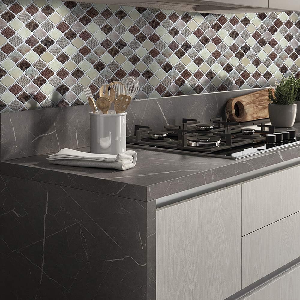 Smart Tiles Peel And Stick Backsplashes 11 X 10 5 Sheets Fam Sticktiles Arabesque Peel And