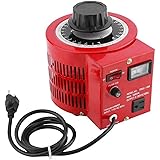 Beleeb 10 Amp Variable Voltage Transformer, 120VAC Input, 0-120V/130VAC Output Automatic Voltage Regulator(1000W Max)